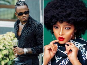 Diamond Platinumz & Jacqueline Wolper.