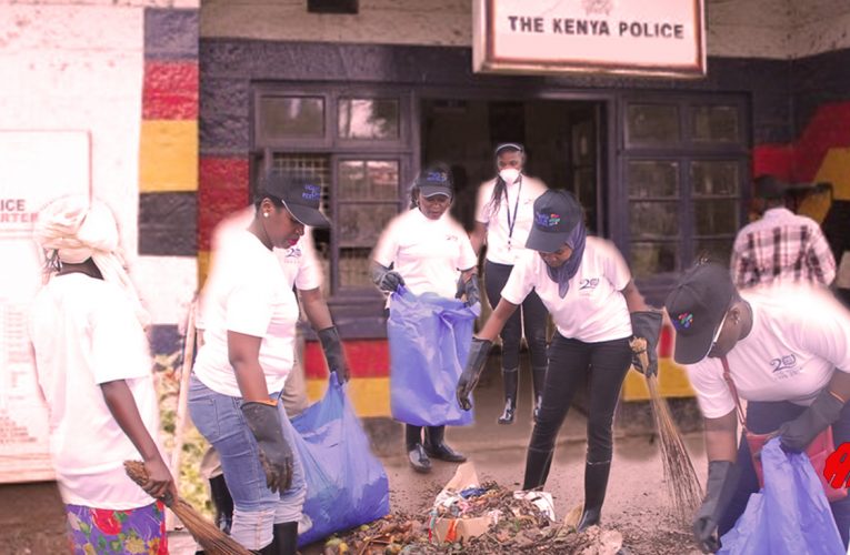 Sex workers clean market, paint police station in CSR