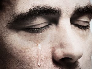 Big Boys cry. A man crying is a beautiful thing.