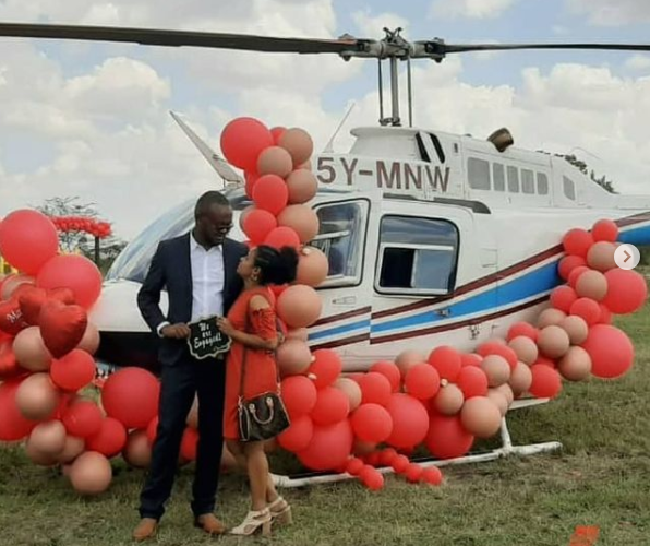 City man hires chopper to propose to girlfriend