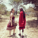 German woman who married Maasai man