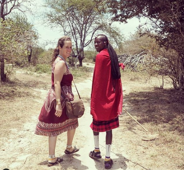 German woman who married Maasai man