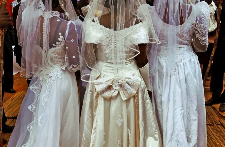 Woman causes a scene after storming wedding party completely naked