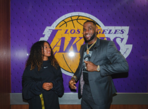 LeBron James and Naomi Osaka