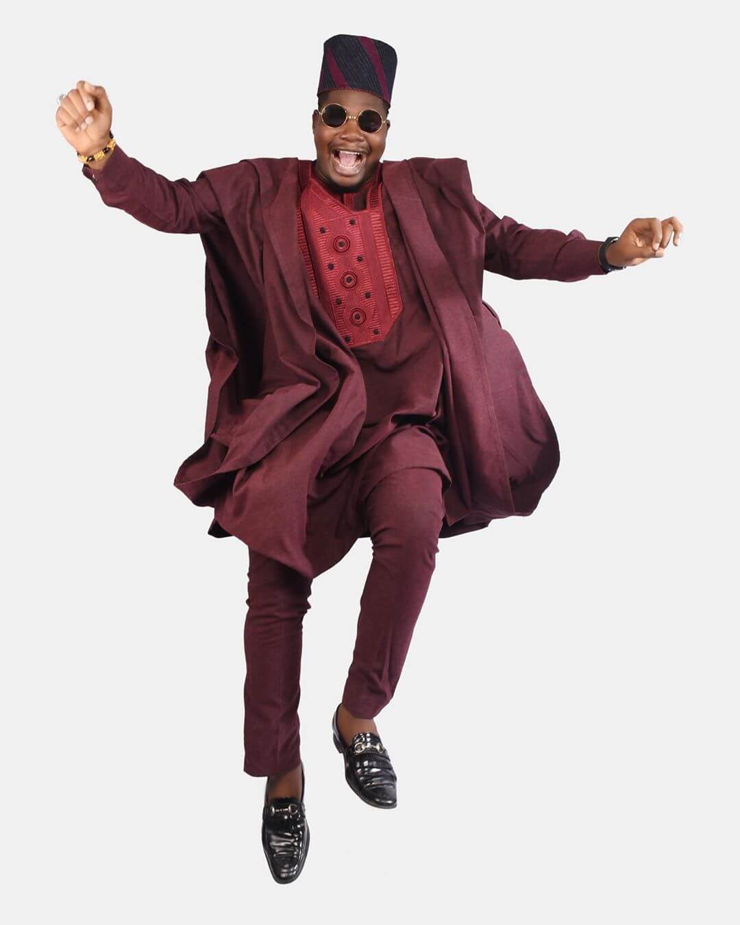 popular Nigerian skit skit maker and comedian, Debo Adedayo, known as Mr Macaroni.