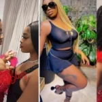 BBNaija Angela Smith Kissing a lady