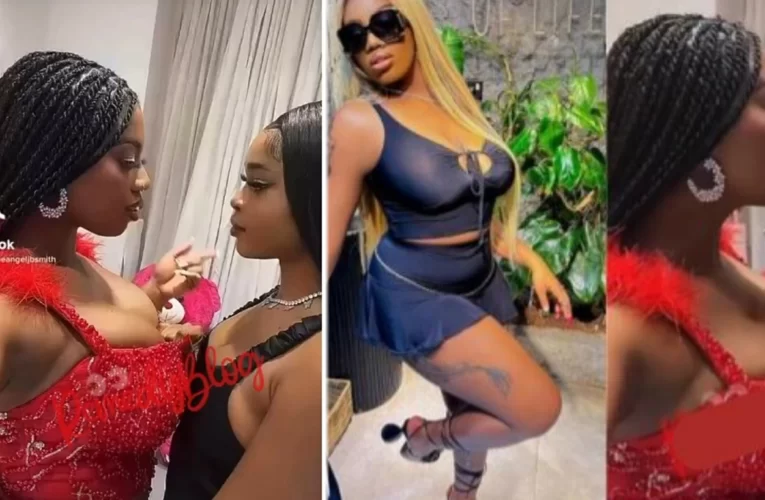 Video Of BBNaija Angela Smith Kissing a Lady Goes Viral 