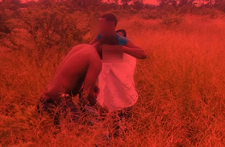Kienyeji Couple:{Video}Kienyeji Couple Smooching And Hugging in The Thickets Wows Internet Users