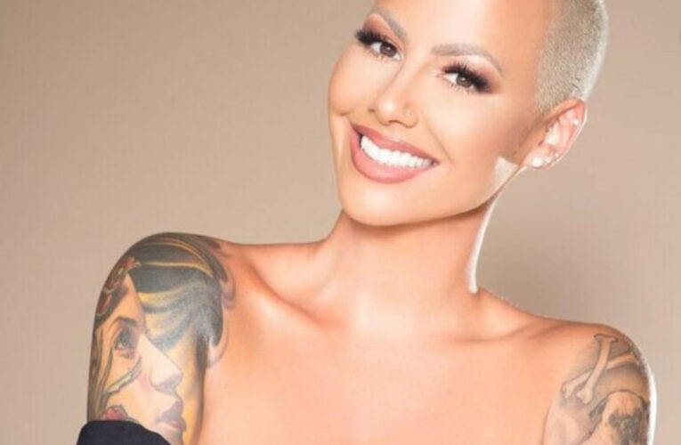 Kanye West’s Ex-Girlfriend Amber Rose Shows Her  Fat Hairy Pussy And Big Buttocks Online