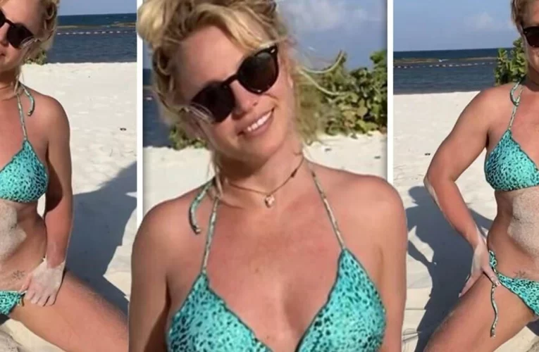 Sex Video of Britney Spears Fondling Her Breasts