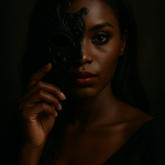 The masked woman